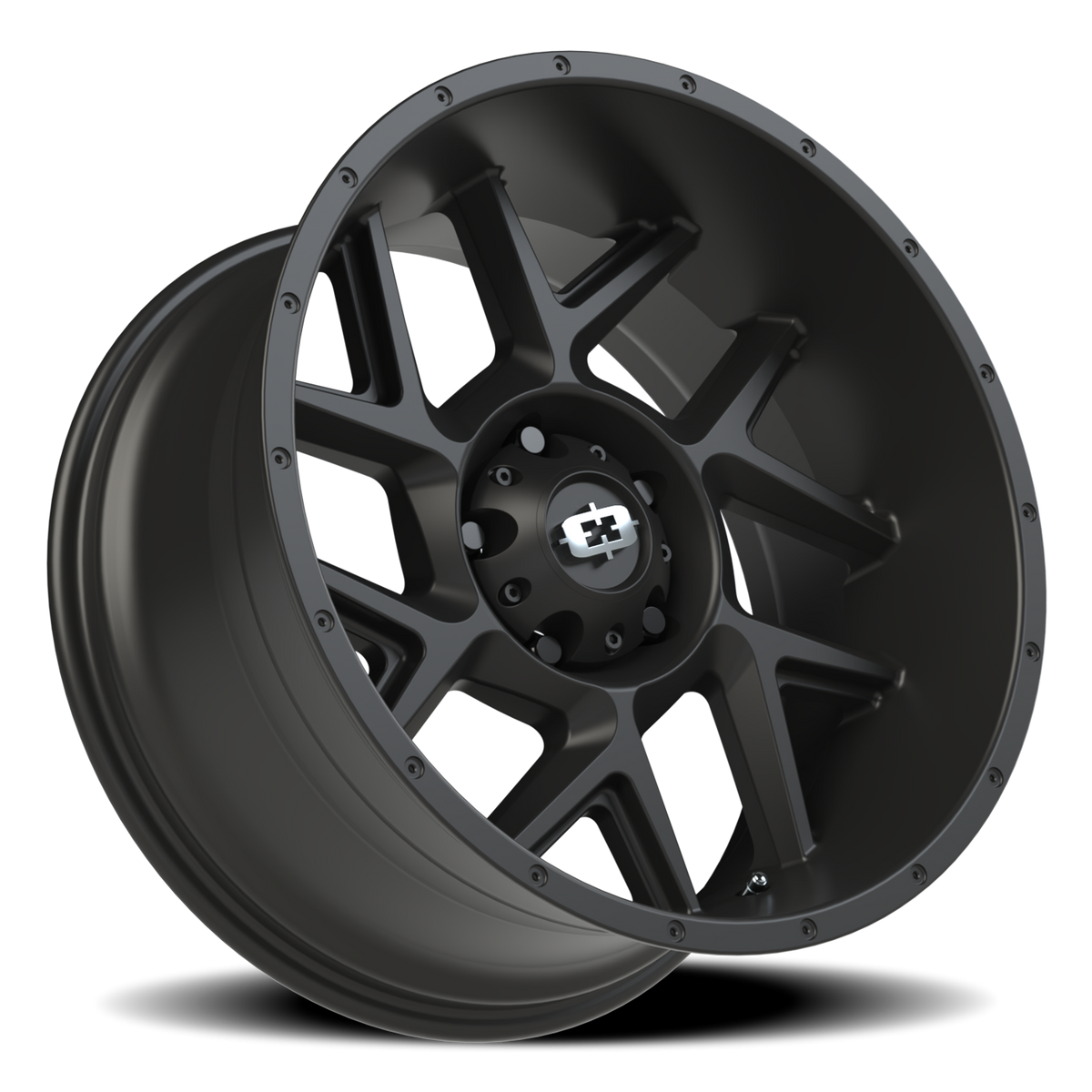Vision Wheel 360 Satin Black 20x10 -25 5x139.7mm 108mm - Wheelwiz