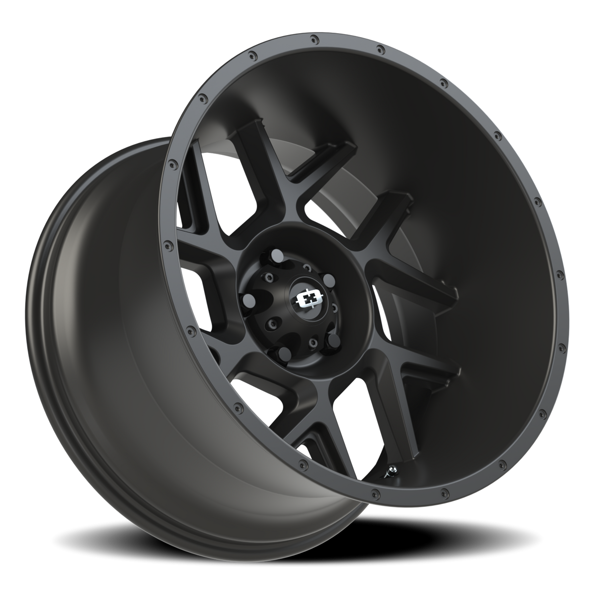 Vision Wheel 360 Satin Black 20x12 -51 5x127mm 78.1mm - Wheelwiz