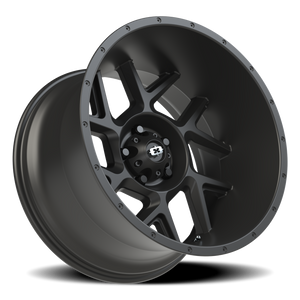 Vision Wheel 360 Satin Black 20x12 -51 5x127mm 78.1mm - Wheelwiz