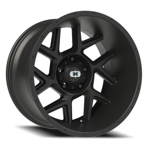 Vision Wheel 360 Satin Black 20x12 -51 5x139.7mm 108mm - Wheelwiz
