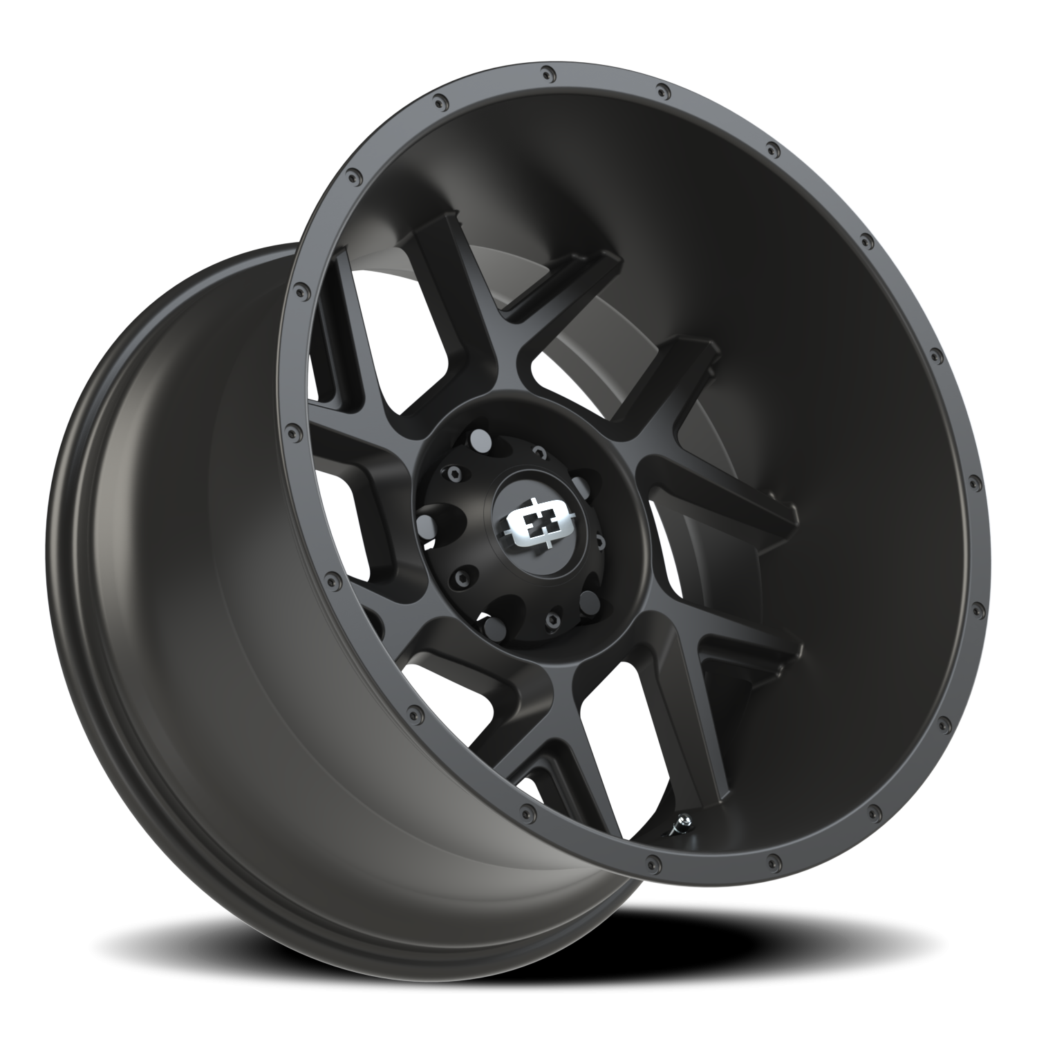 Vision Wheel 360 Satin Black 20x12 -51 5x139.7mm 108mm - Wheelwiz