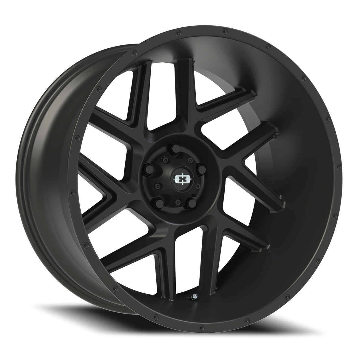 Vision Wheel 360 Satin Black 22x12 -51 5x127mm 78.1mm - Wheelwiz