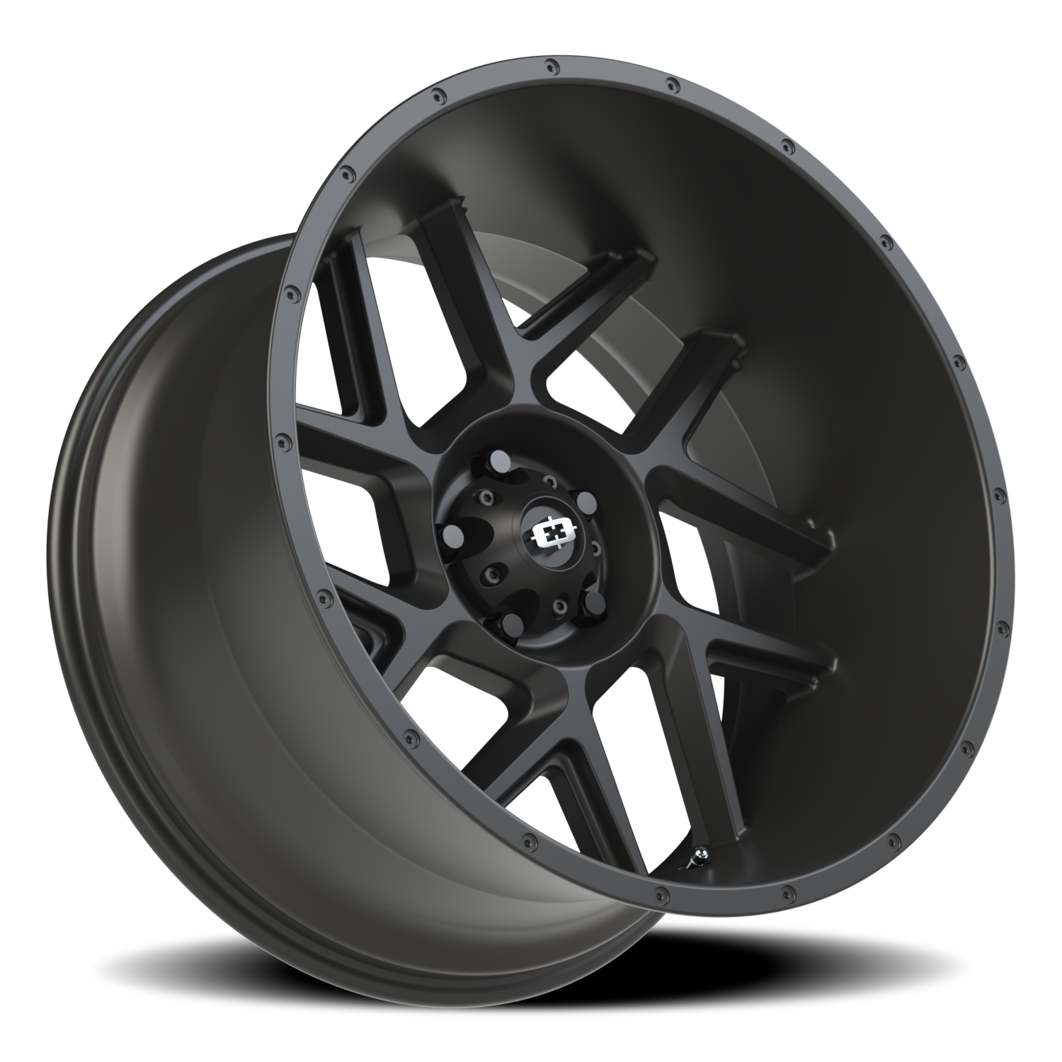 Vision Wheel 360 Satin Black 22x12 -51 5x127mm 78.1mm - Wheelwiz