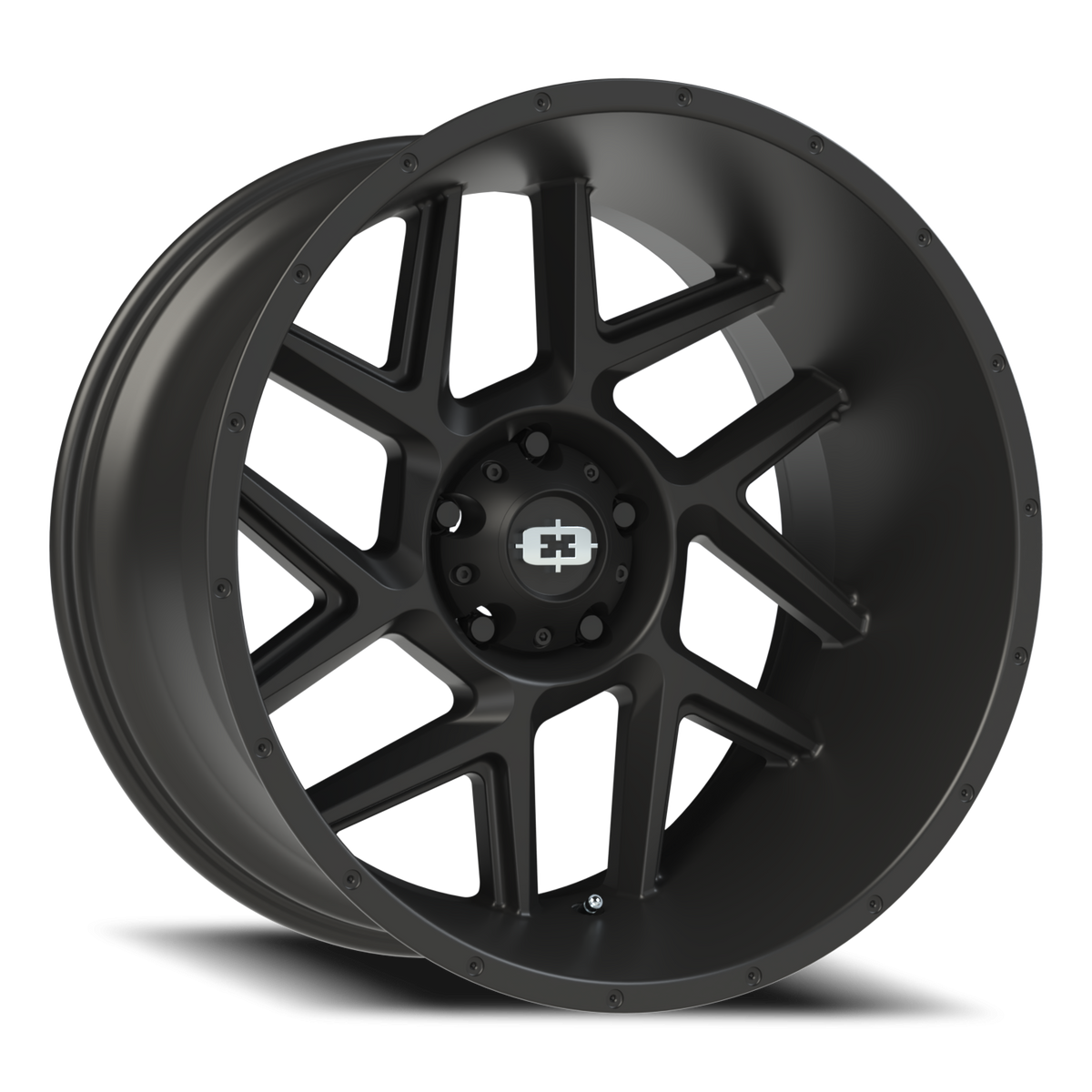 Vision Wheel 360 Satin Black 22x12 -51 5x139.7mm 108mm - Wheelwiz