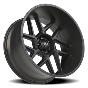Vision Wheel 360 Satin Black 24x12 -51 5x127mm 78.1mm - Wheelwiz
