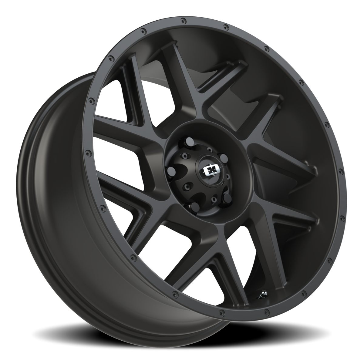 Vision Wheel 360 Satin Black 20x9 +10 5x127mm 78.1mm - Wheelwiz