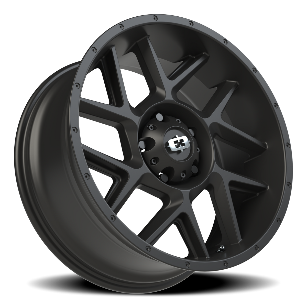 Vision Wheel 360 Satin Black 20x9 +12 5x139.7mm 108mm - Wheelwiz