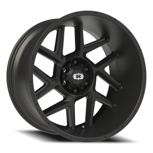 Vision Wheel 360 Satin Black 22x12 -57 6x139.7mm 106.2mm - Wheelwiz