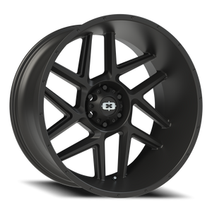 Vision Wheel 360 Satin Black 24x12 -57 6x139.7mm 106.2mm - Wheelwiz