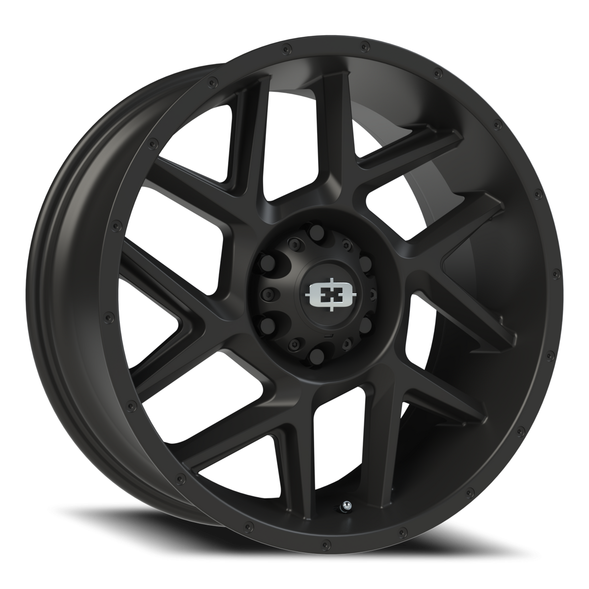 Vision Wheel 360 Satin Black 20x9 +12 6x135mm 87.1mm - Wheelwiz