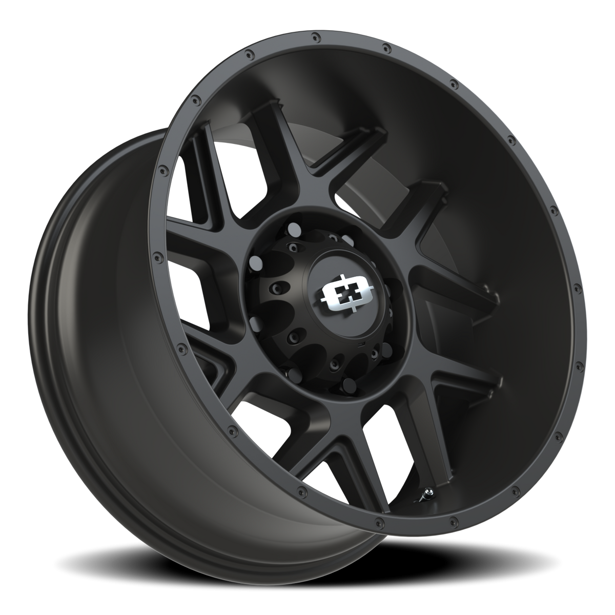 Vision Wheel 360 Satin Black 20x10 -25 8x170mm 125.2mm - Wheelwiz