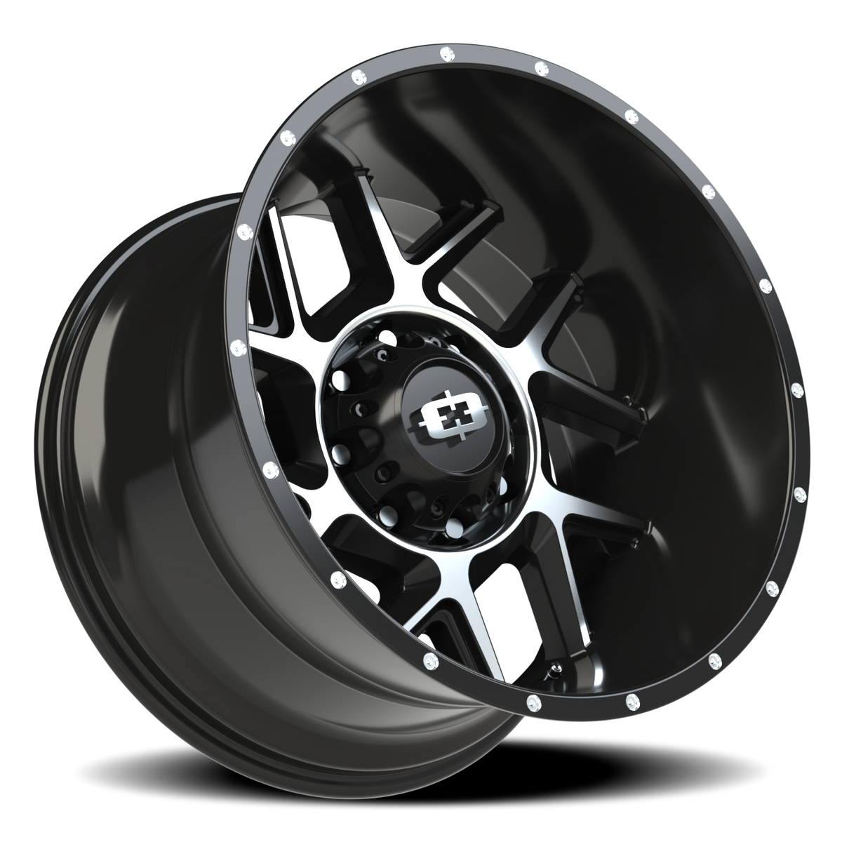 Vision Wheel 360 Satin Black 20x12 -51 8x165.1mm 125.2mm - Wheelwiz