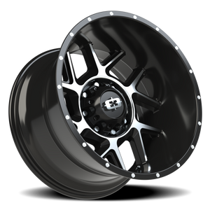 Vision Wheel 360 Satin Black 20x12 -51 8x165.1mm 125.2mm - Wheelwiz