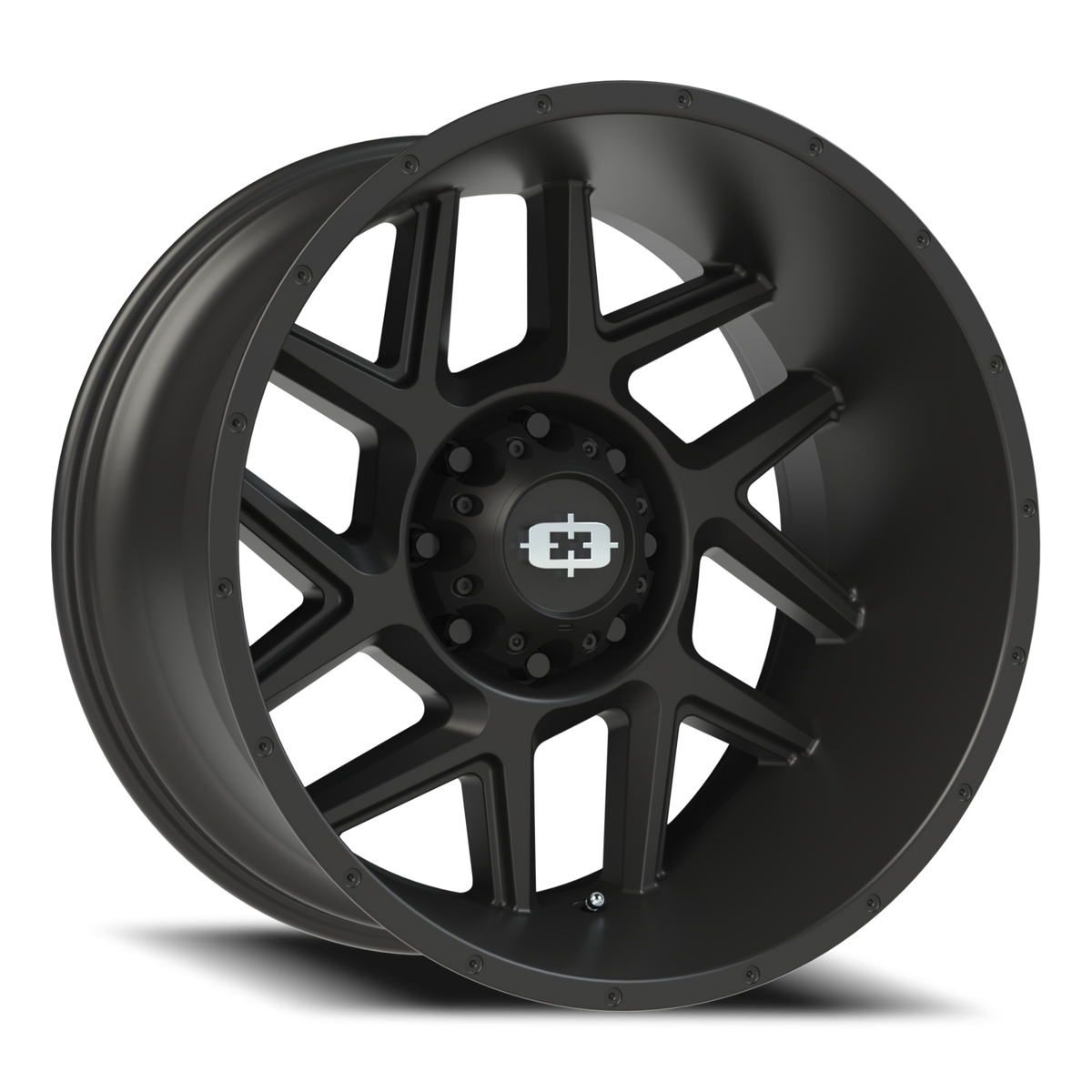 Vision Wheel 360 Satin Black 22x12 -51 8x165.1mm 125.2mm - Wheelwiz