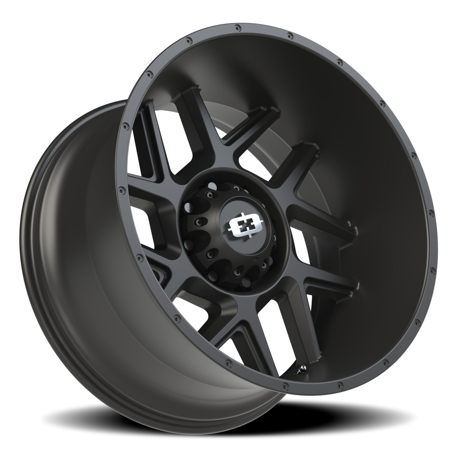 Vision Wheel 360 Satin Black 22x12 -51 8x165.1mm 125.2mm - Wheelwiz