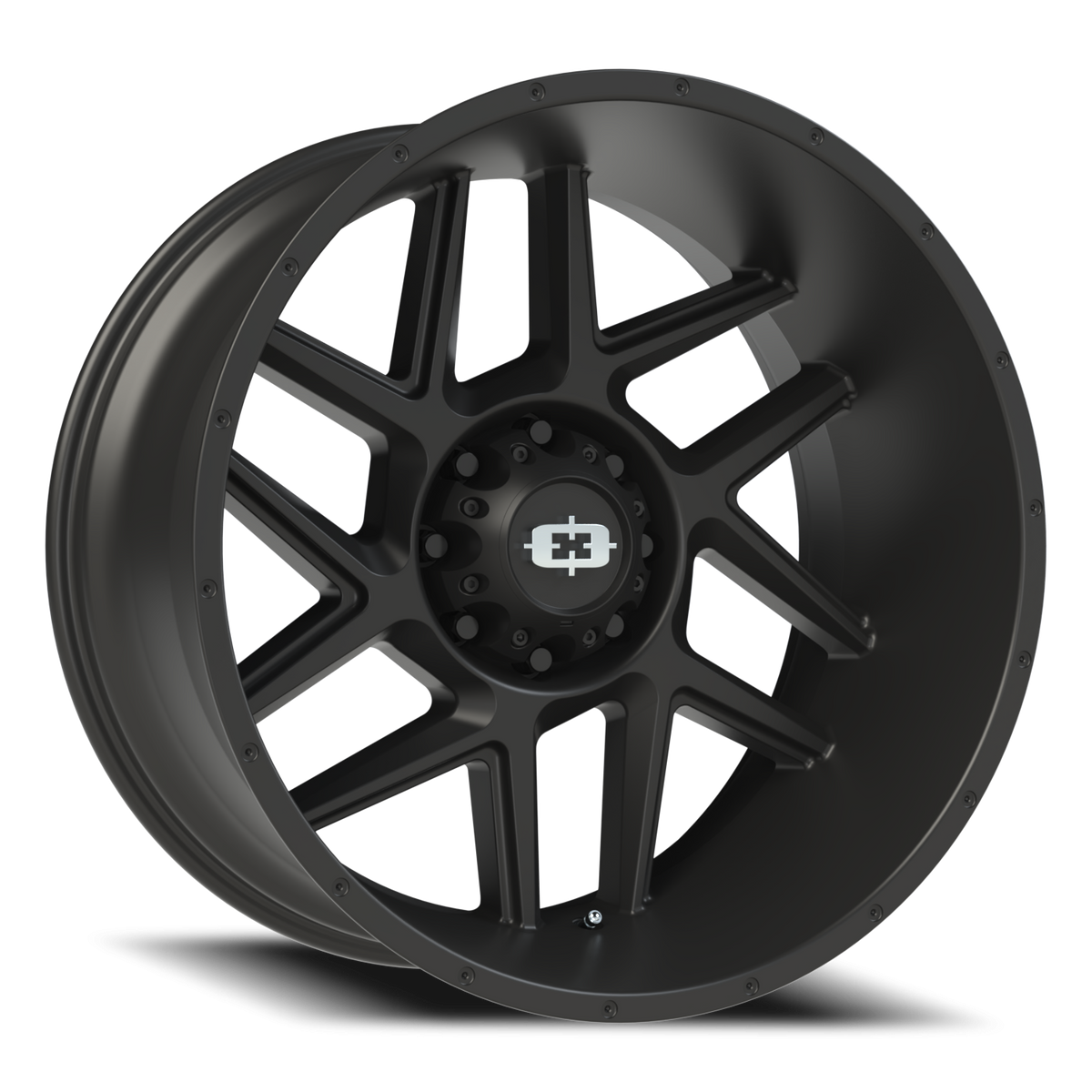 Vision Wheel 360 Satin Black 24x12 -51 8x165.1mm 125.2mm - Wheelwiz