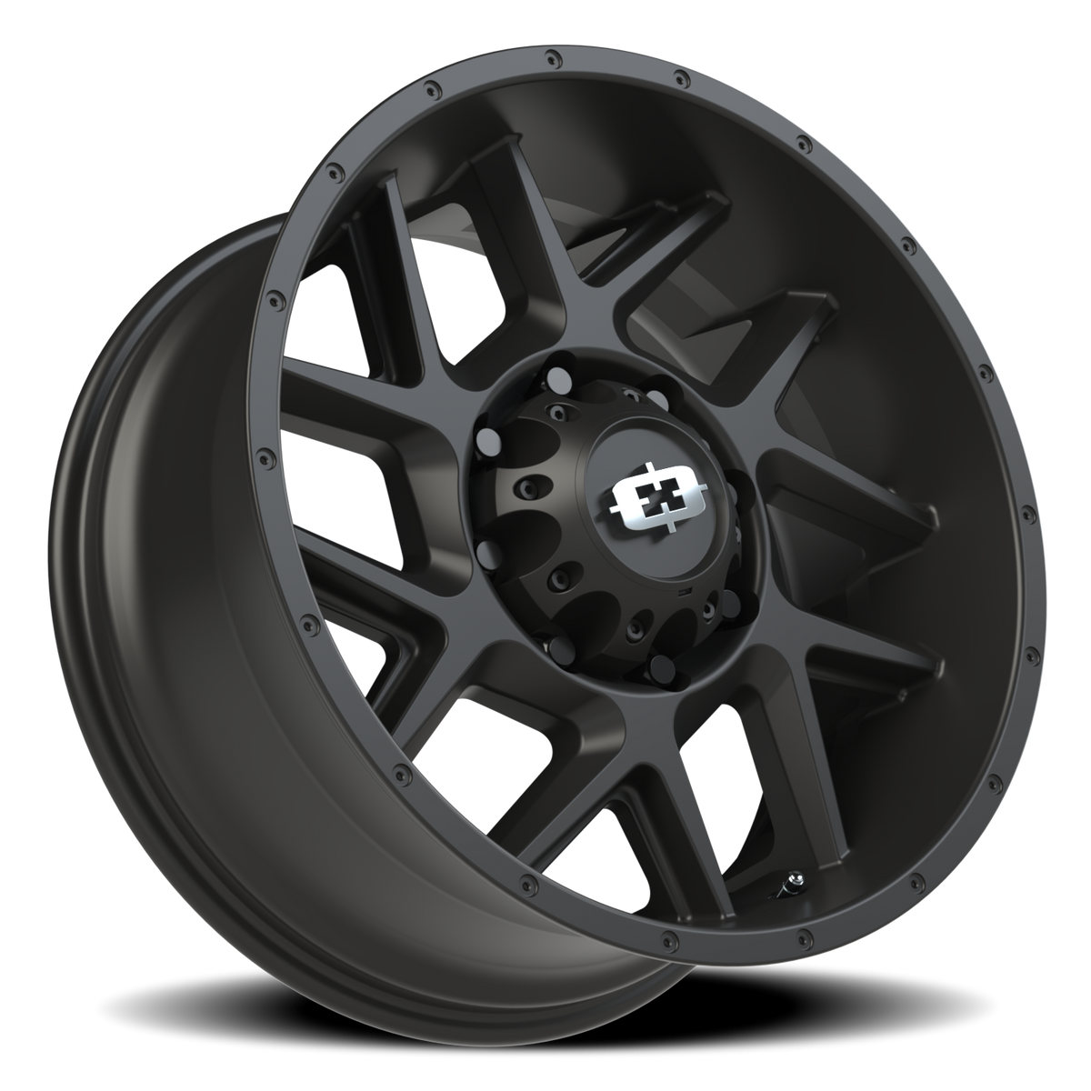 Vision Wheel 360 Satin Black 20x9 +12 8x165.1mm 125.2mm - Wheelwiz