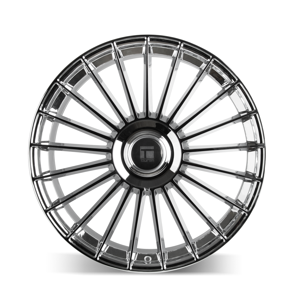 Touren TR10 Chrome 24x10 +25 6x135|6x139.7mm 87.1mm - Wheelwiz