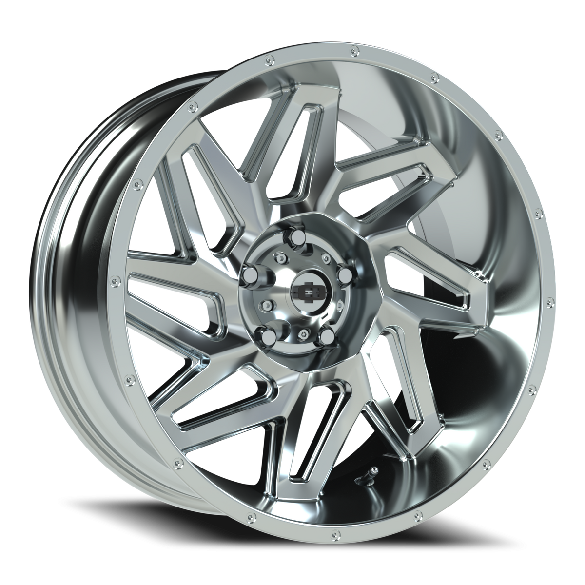 Vision Wheel 361 Chrome 20x10 -25 5x127mm 78.1mm - Wheelwiz