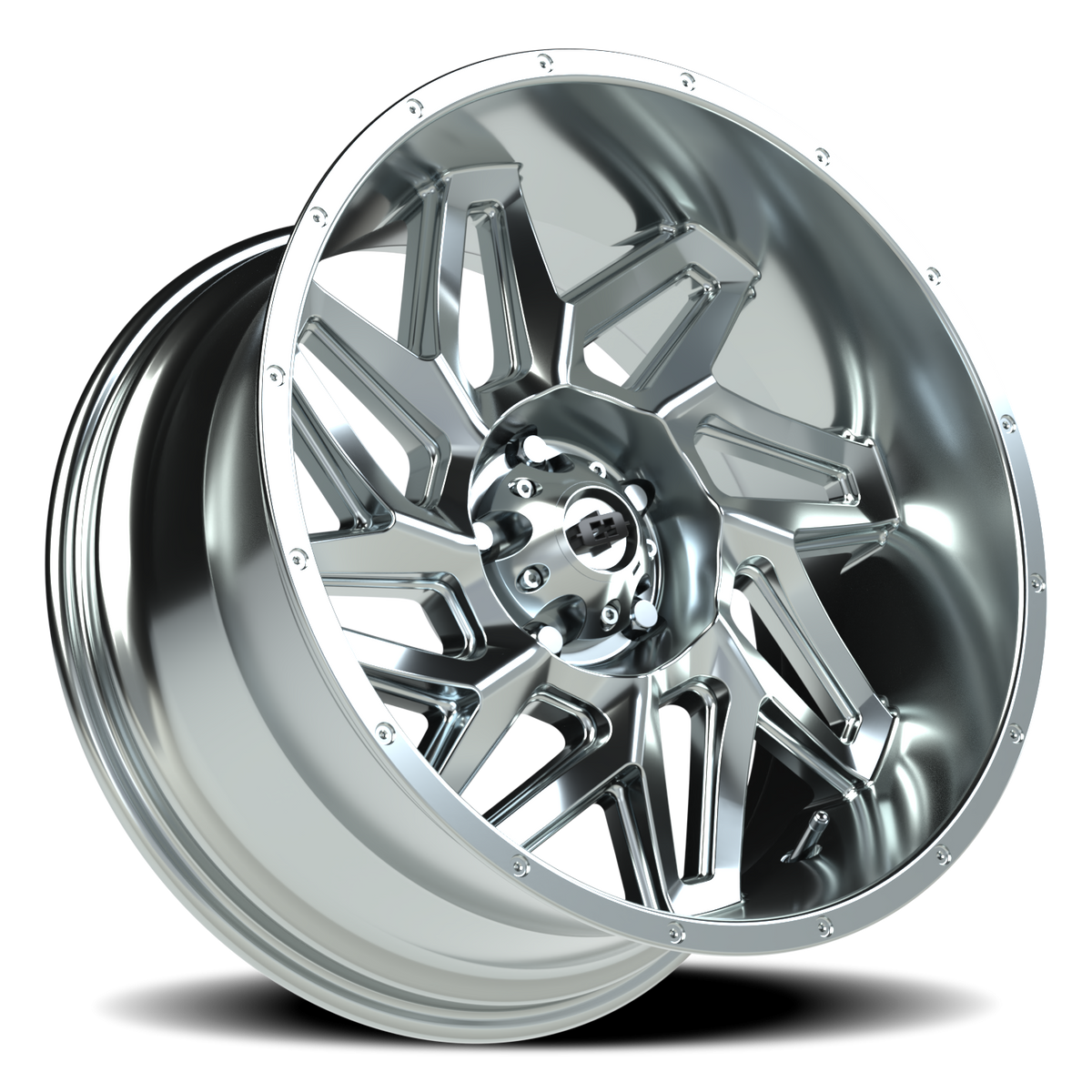 Vision Wheel 361 Chrome 20x10 -25 5x127mm 78.1mm - Wheelwiz