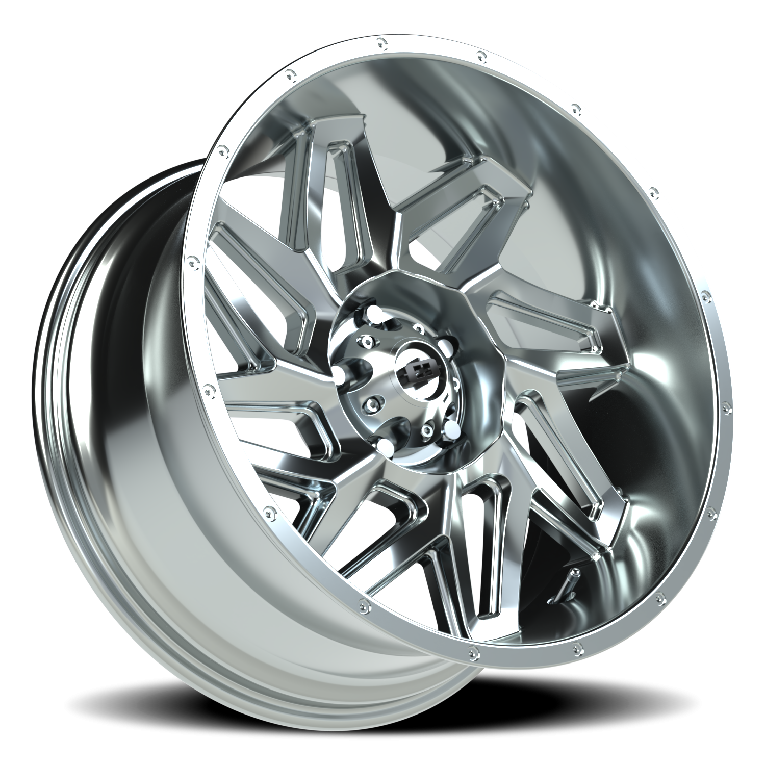 Vision Wheel 361 Chrome 20x10 -25 5x127mm 78.1mm - Wheelwiz