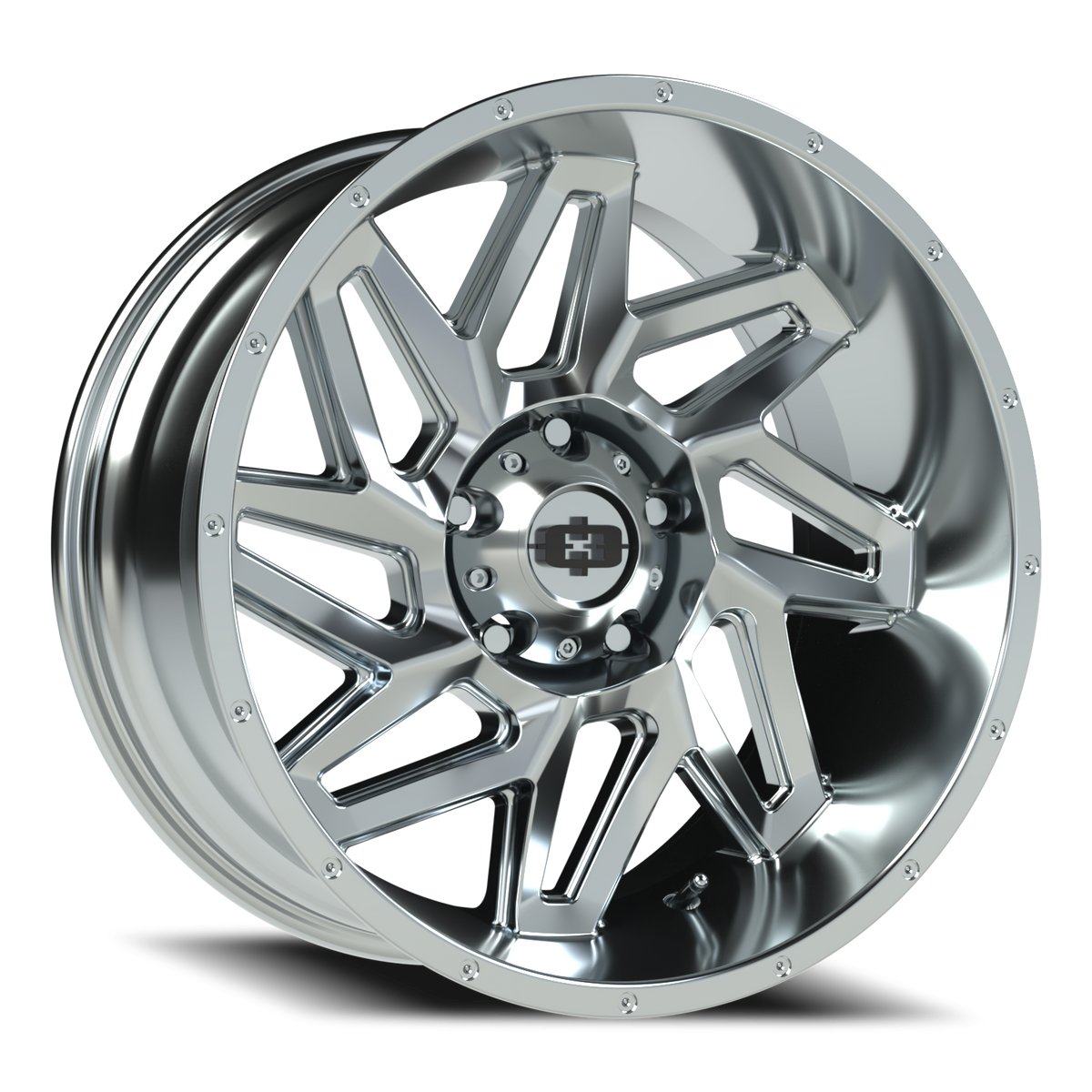 Vision Wheel 361 Chrome 20x10 -25 5x139.7mm 108mm - Wheelwiz