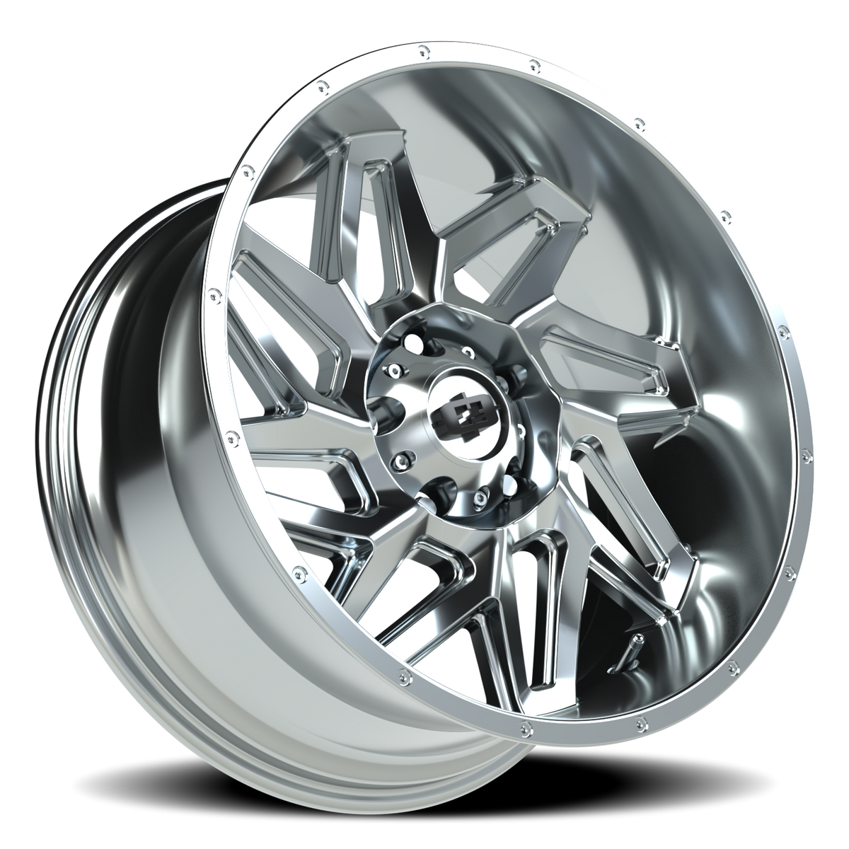 Vision Wheel 361 Chrome 20x10 -25 5x139.7mm 108mm - Wheelwiz