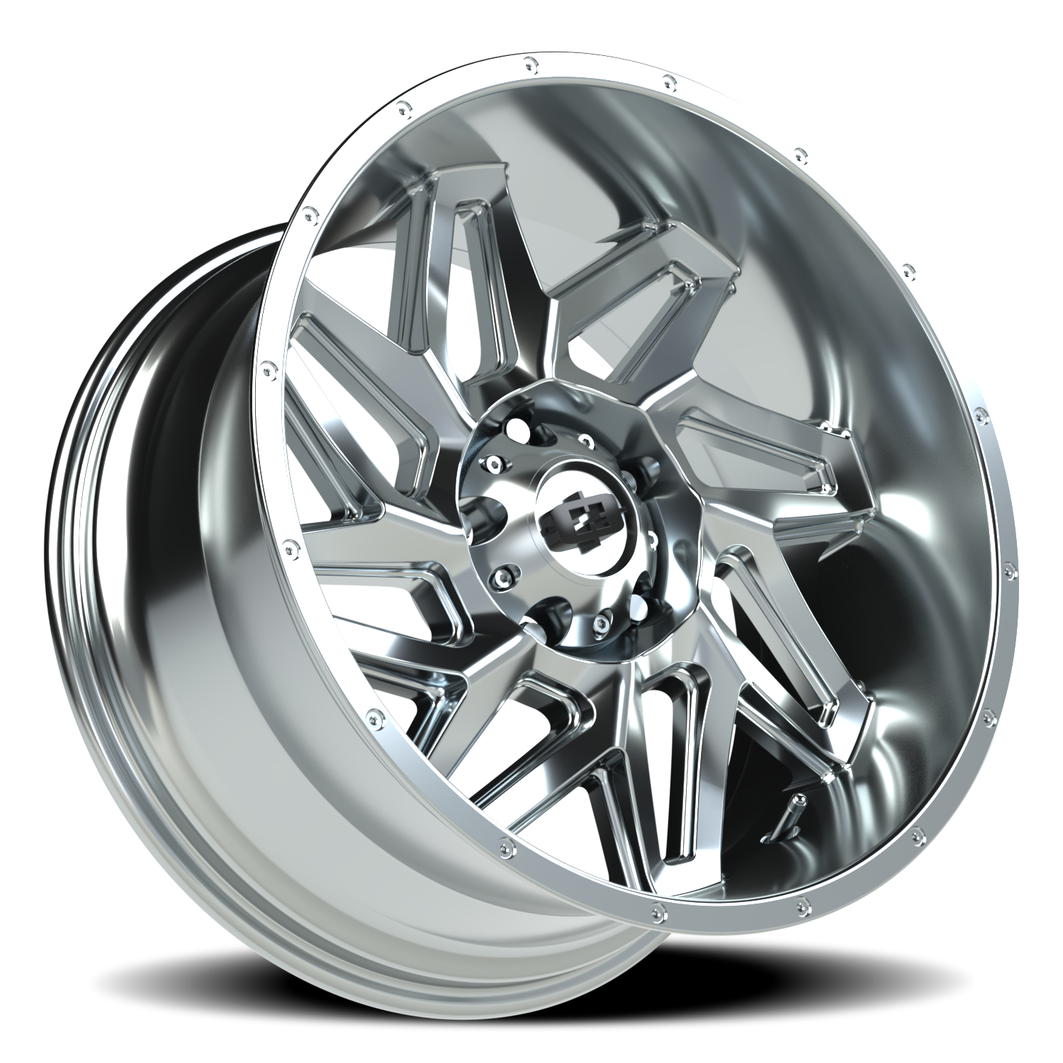 Vision Wheel 361 Chrome 20x10 -25 5x139.7mm 108mm - Wheelwiz