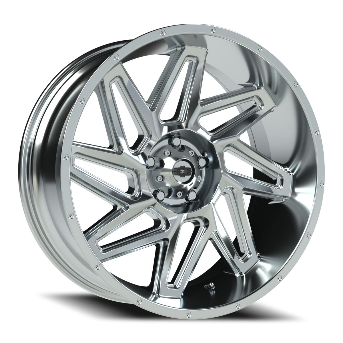 Vision Wheel 361 Chrome 22x10 -19 5x127mm 78.1mm - Wheelwiz