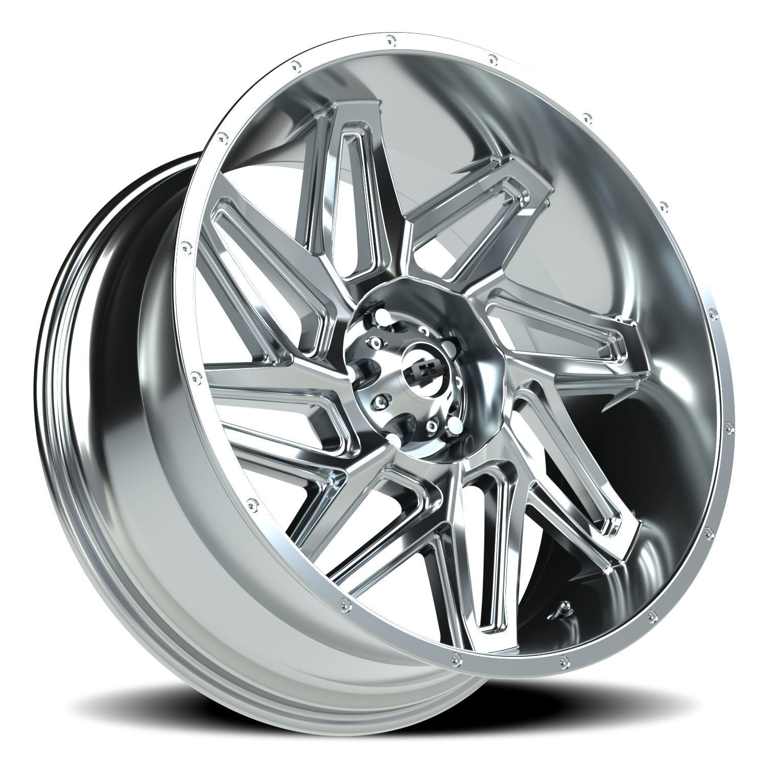Vision Wheel 361 Chrome 22x10 -19 5x127mm 78.1mm - Wheelwiz