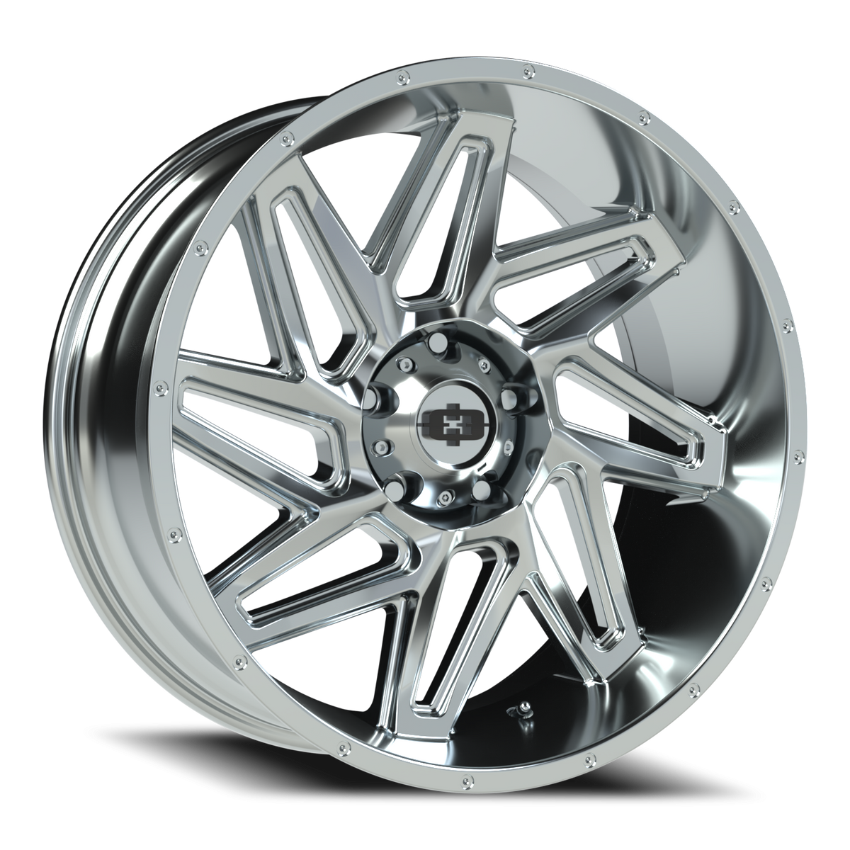 Vision Wheel 361 Chrome 22x10 -19 5x139.7mm 108mm - Wheelwiz