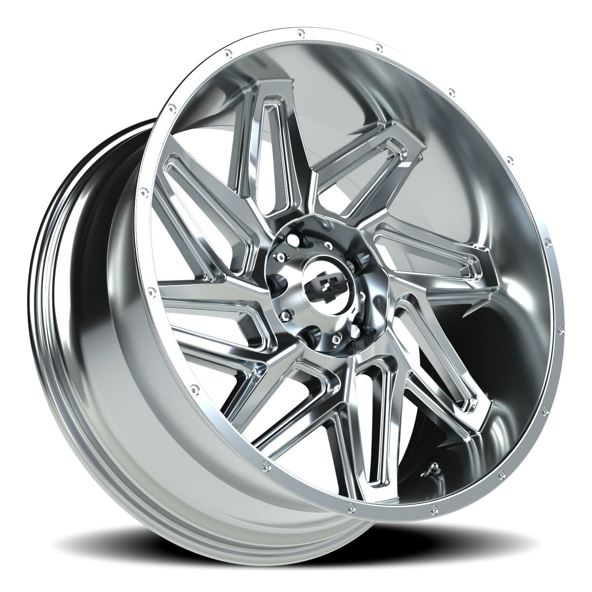 Vision Wheel 361 Chrome 22x10 -19 5x139.7mm 108mm - Wheelwiz