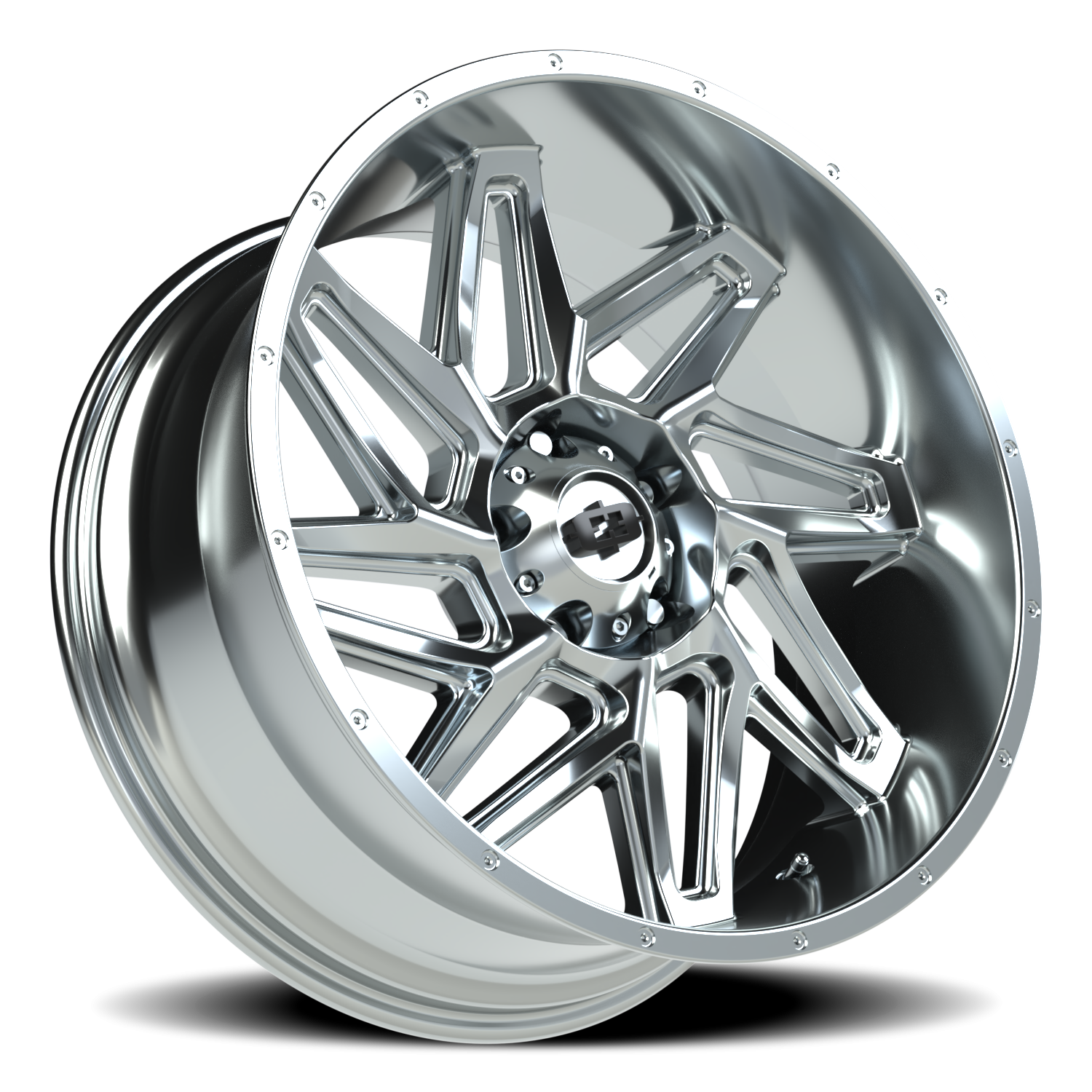 Vision Wheel 361 Chrome 22x10 -19 5x139.7mm 108mm - Wheelwiz