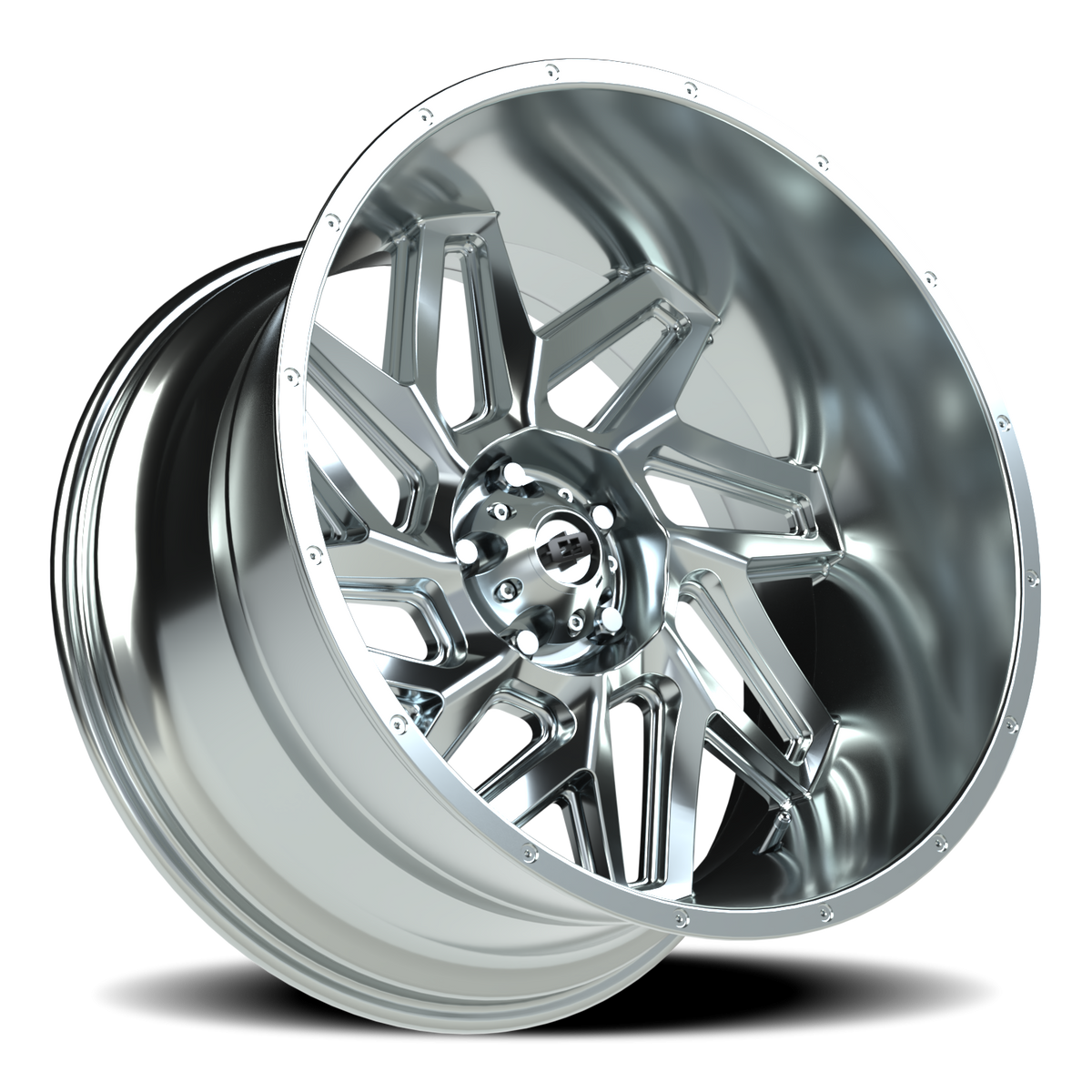 Vision Wheel 361 Chrome 22x12 -51 5x127mm 78.1mm - Wheelwiz