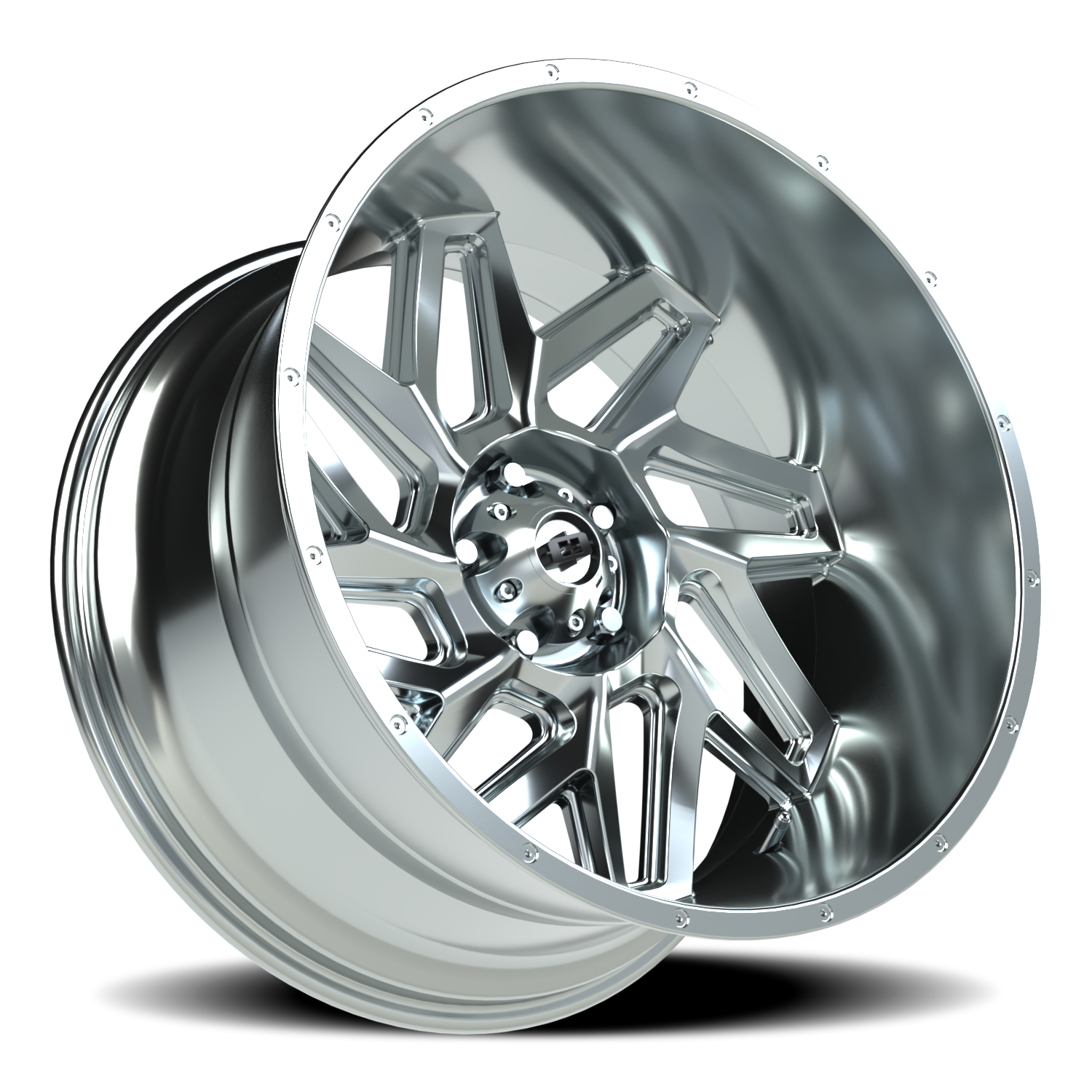 Vision Wheel 361 Chrome 22x12 -51 5x127mm 78.1mm - Wheelwiz