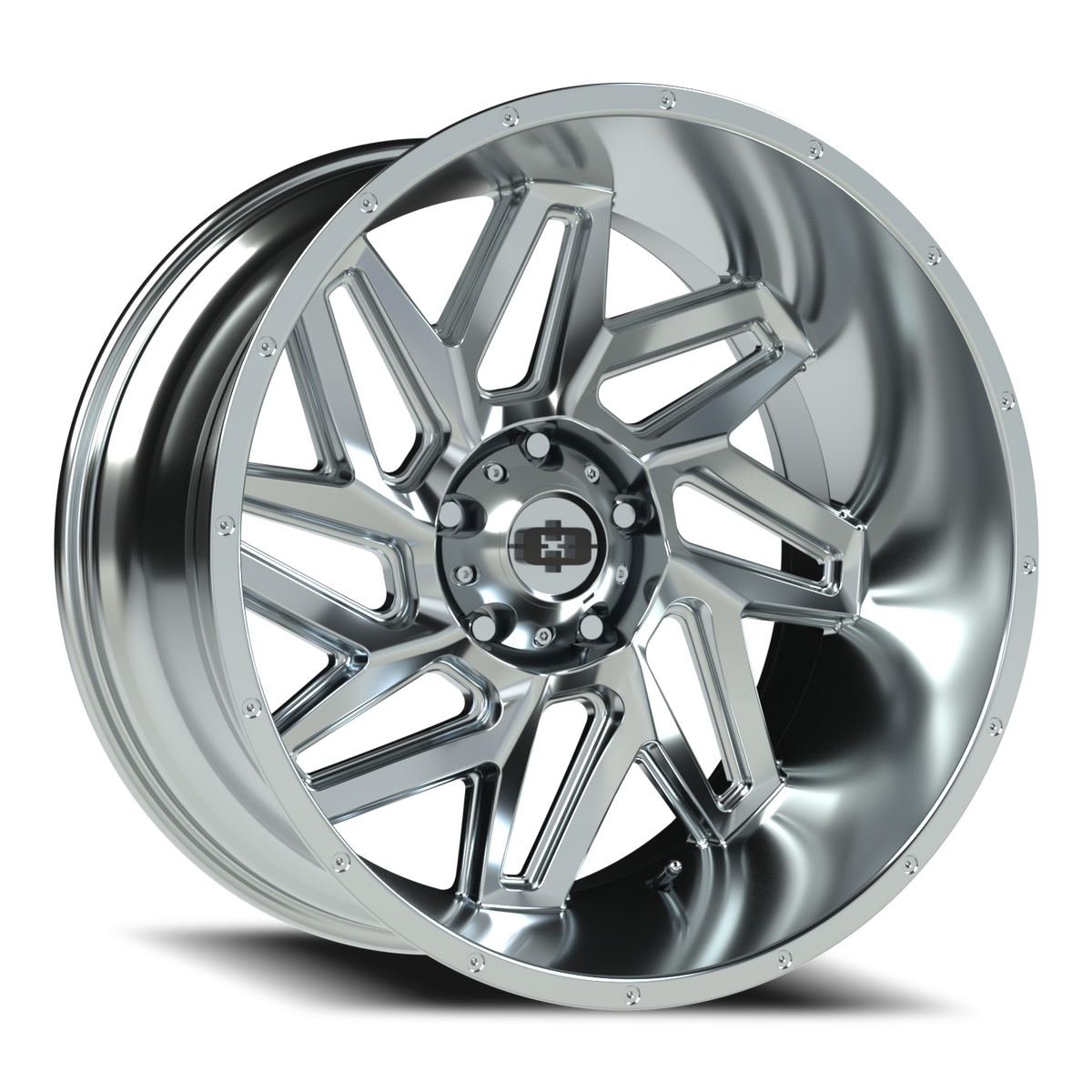Vision Wheel 361 Chrome 22x12 -51 5x139.7mm 108mm - Wheelwiz