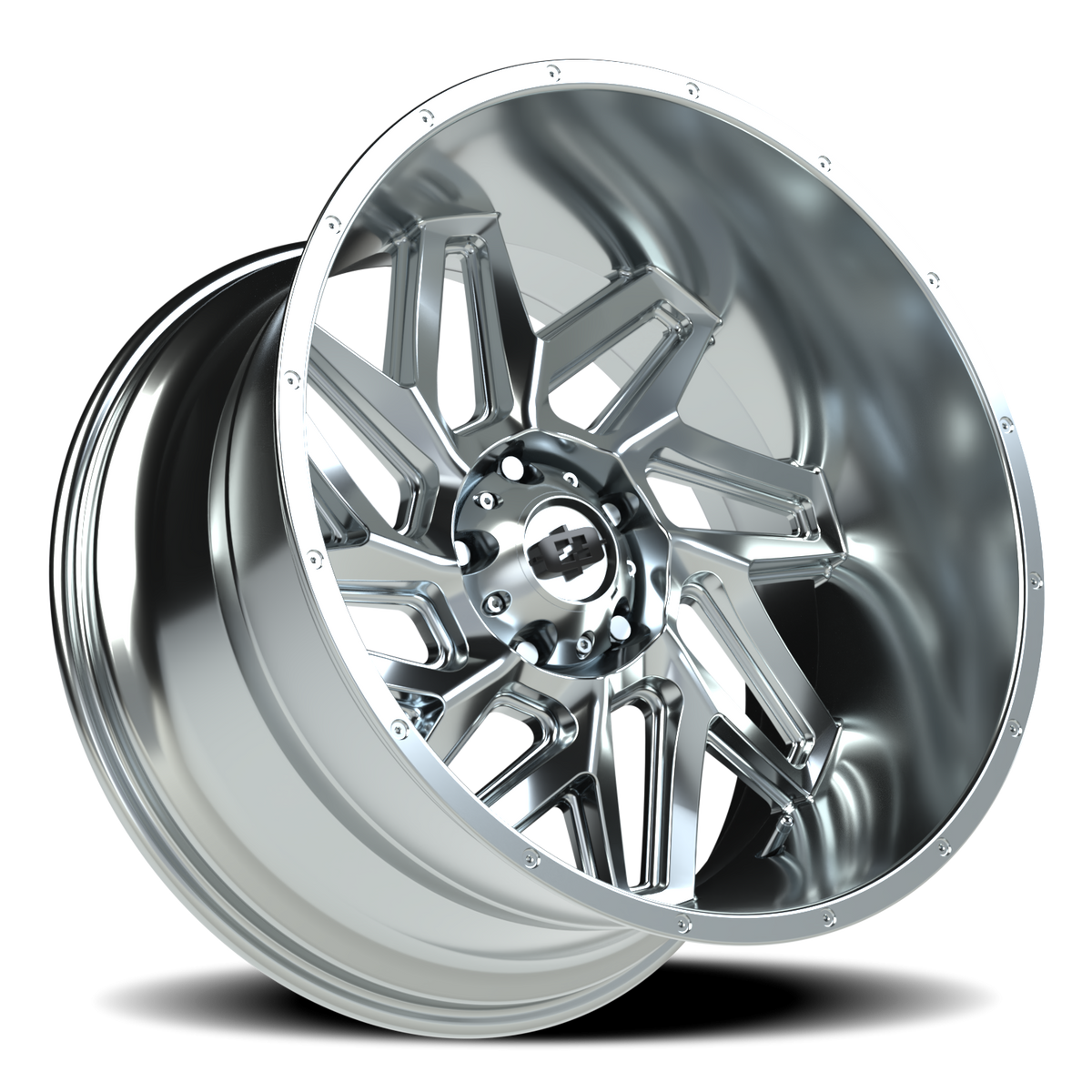 Vision Wheel 361 Chrome 22x12 -51 5x139.7mm 108mm - Wheelwiz