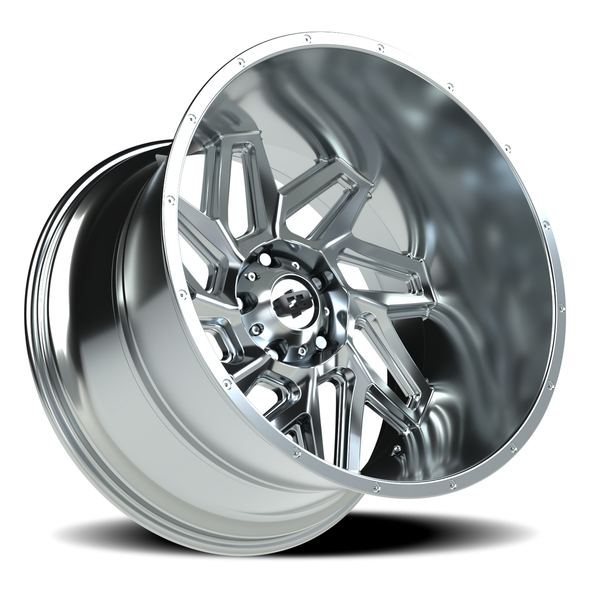 Vision Wheel 361 Chrome 22x14 -76 5x139.7mm 108mm - Wheelwiz
