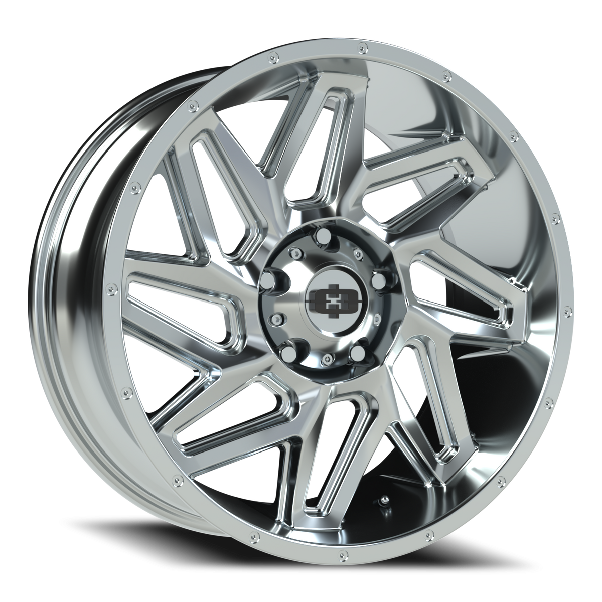 Vision Wheel 361 Chrome 20x9 +12 5x150mm 110.2mm - Wheelwiz