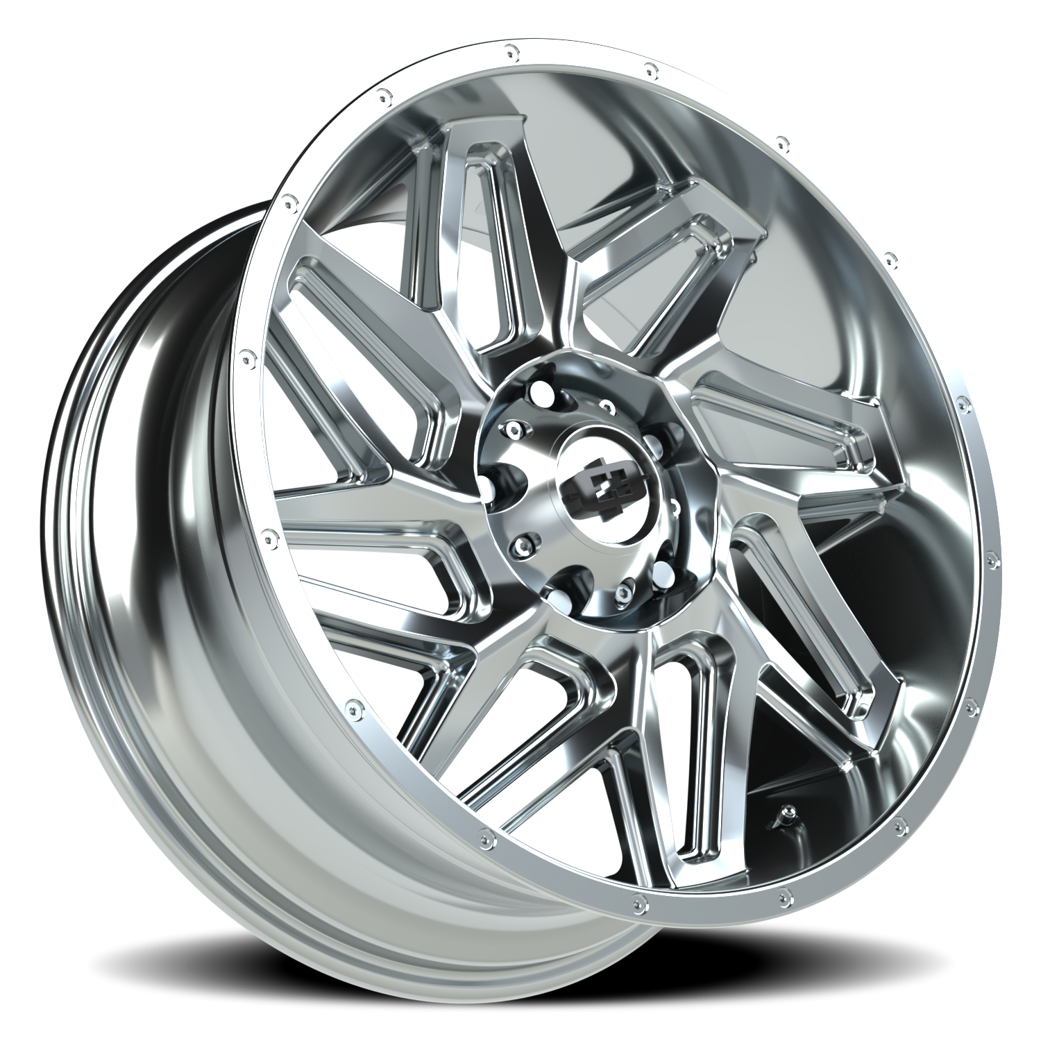 Vision Wheel 361 Chrome 20x9 +12 5x139.7mm 108mm - Wheelwiz