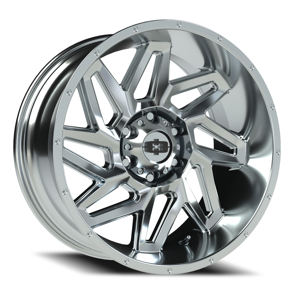 Vision Wheel 361 Chrome 20x10 -25 6x135mm 87.1mm - Wheelwiz