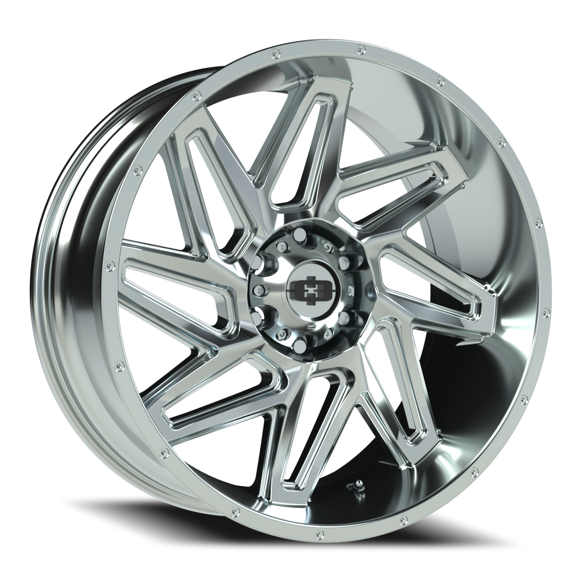 Vision Wheel 361 Chrome 22x10 -19 6x139.7mm 106.2mm - Wheelwiz