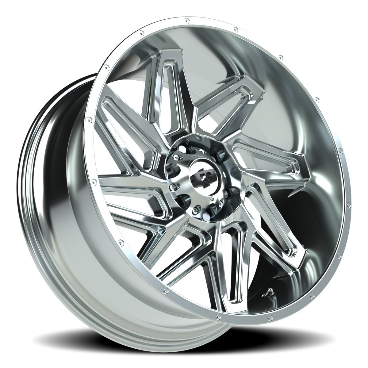Vision Wheel 361 Chrome 22x10 -19 6x139.7mm 106.2mm - Wheelwiz