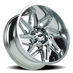 Vision Wheel 361 Chrome 22x10 -19 6x139.7mm 106.2mm - Wheelwiz