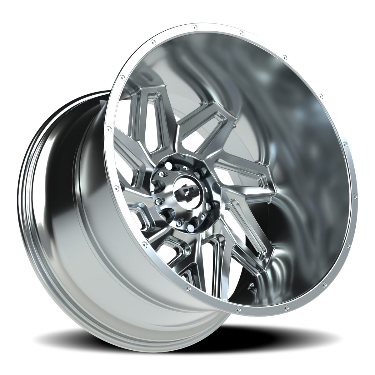 Vision Wheel 361 Chrome 22x14 -76 6x139.7mm 106.2mm - Wheelwiz