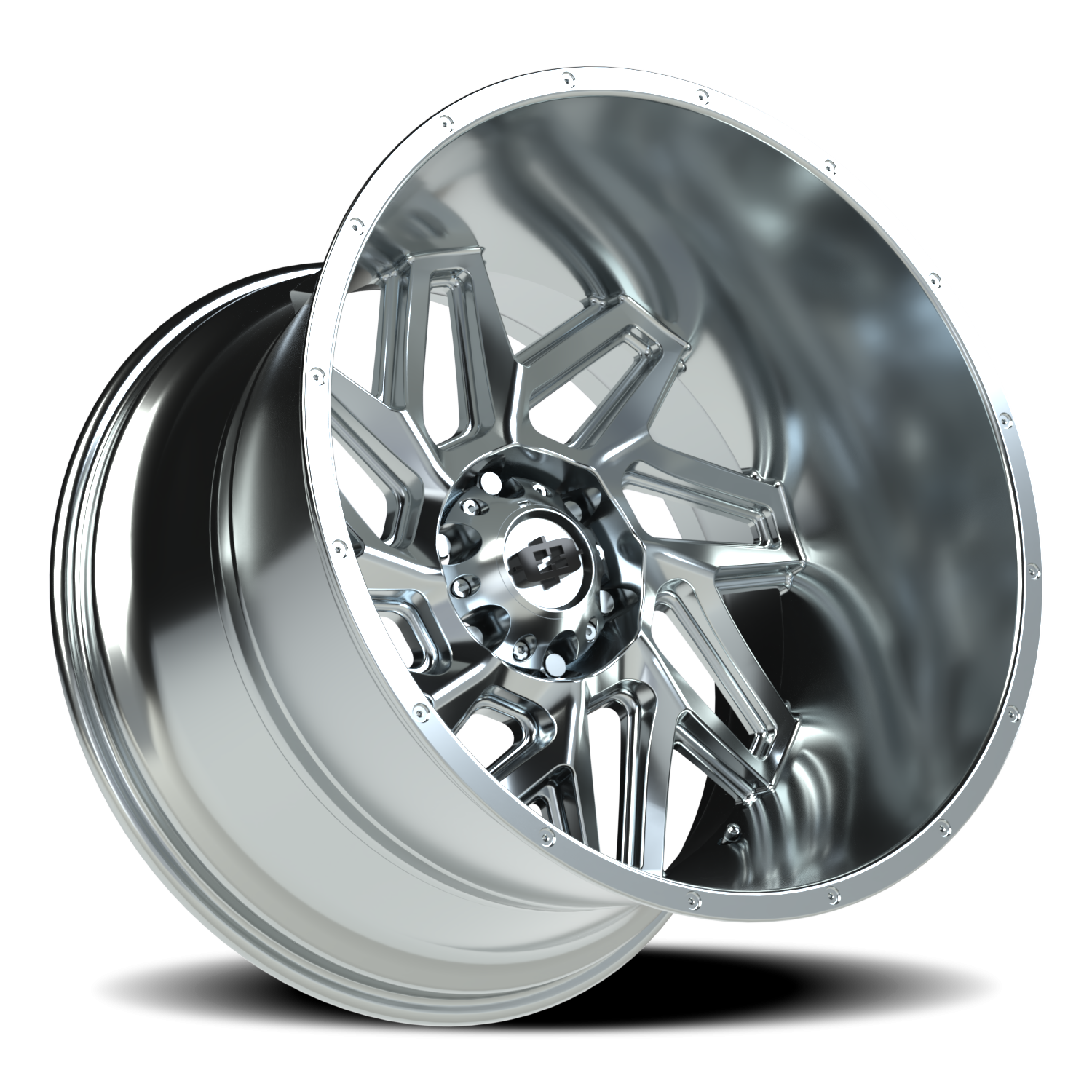 Vision Wheel 361 Chrome 22x14 -76 6x139.7mm 106.2mm - Wheelwiz