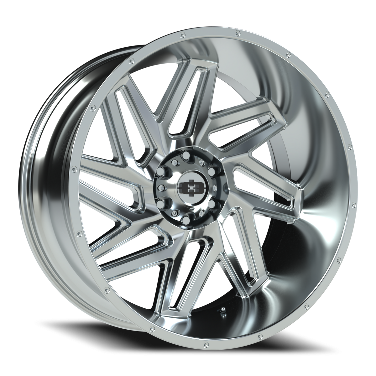 Vision Wheel 361 Chrome 24x12 -57 6x139.7mm 106.2mm - Wheelwiz