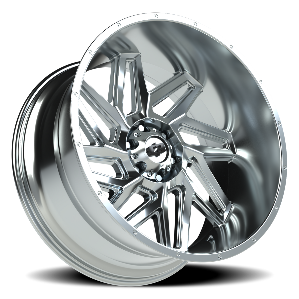 Vision Wheel 361 Chrome 24x12 -57 6x139.7mm 106.2mm - Wheelwiz