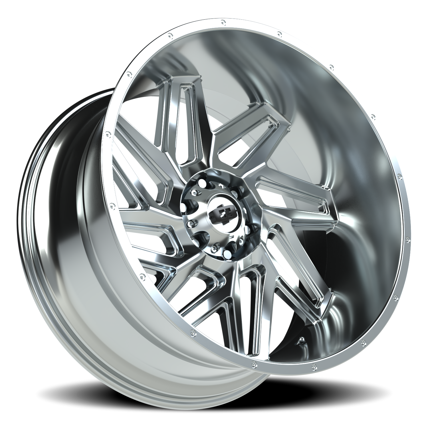 Vision Wheel 361 Chrome 24x12 -57 6x139.7mm 106.2mm - Wheelwiz