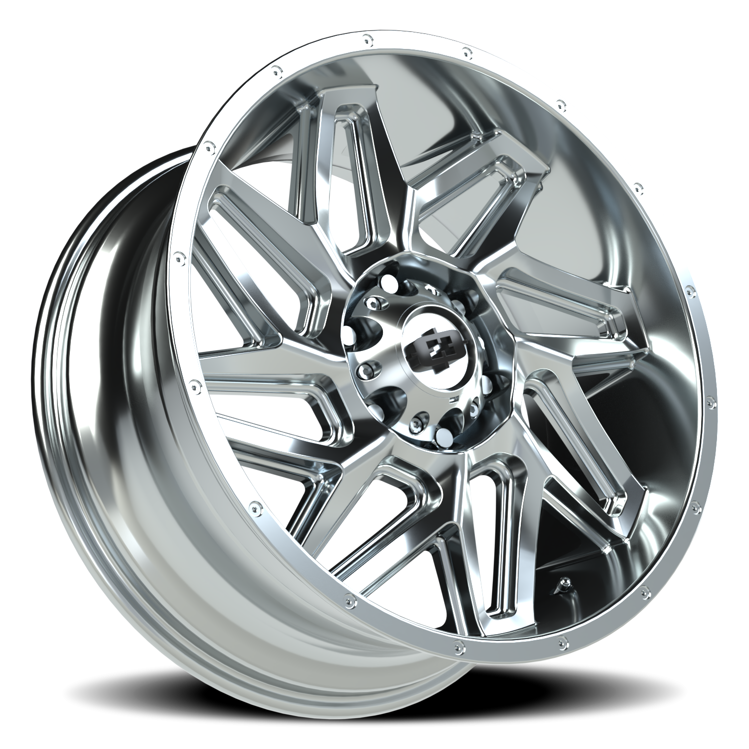 Vision Wheel 361 Chrome 20x9 0 6x139.7mm 106.2mm - Wheelwiz